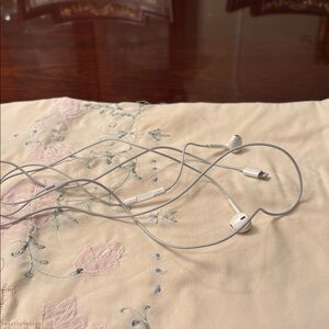 White Wired Earphones